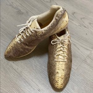 Vintage 1980s Snakeskin Sneakers “Snakers” 10